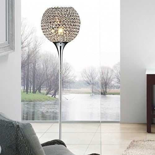 Kryształowa luksusowa lampa stojąca do salonu gabinetu SPM218