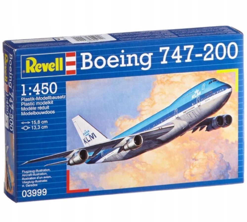 Model do sklejan Revell 3999 samolot Boeing 747-200