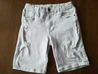 (3278) Białe jeansowe spodenki, Reserved, na 152 cm