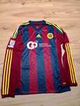 Czerwony Longsleeve W Paski Adidas Climacool England Anglia