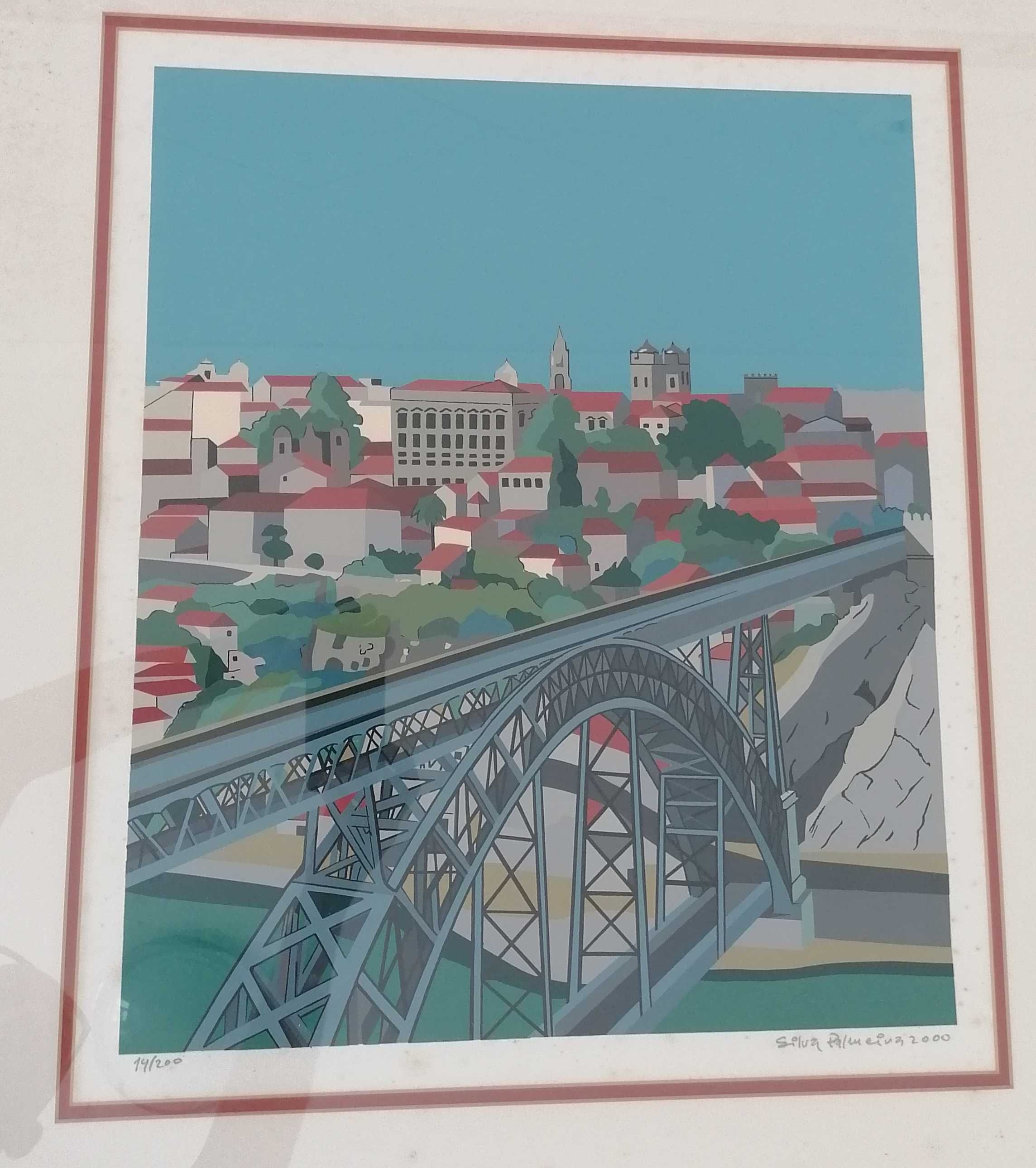 Quadro Serigrafia Silva Palmeira "Porto"