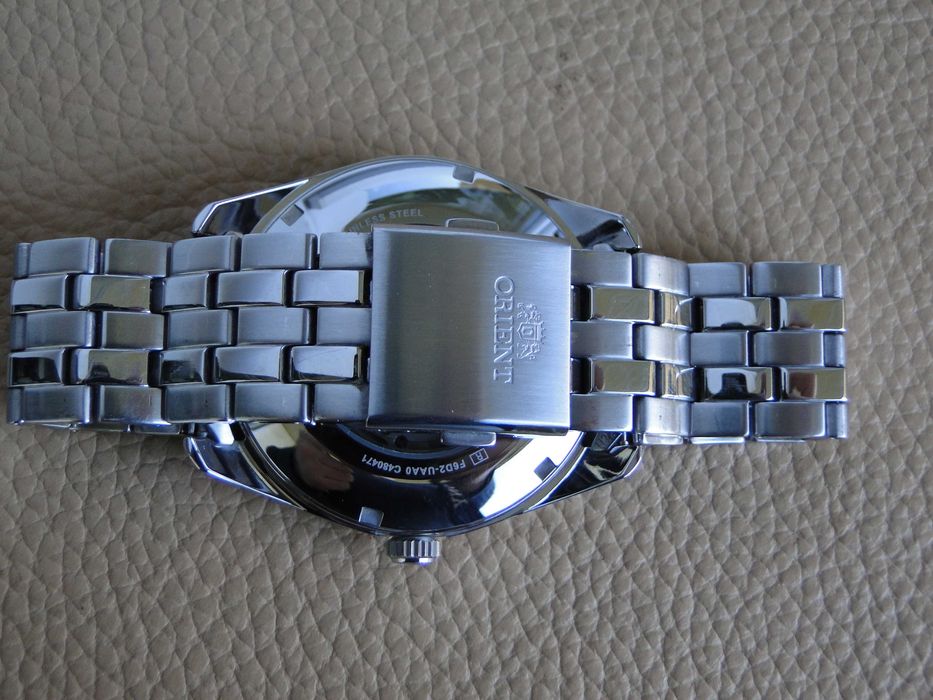 Orient Multikalendarz - granatowy - jak nowy