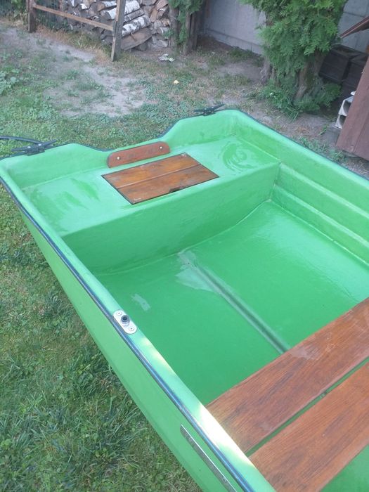 Łódka z przyczepką