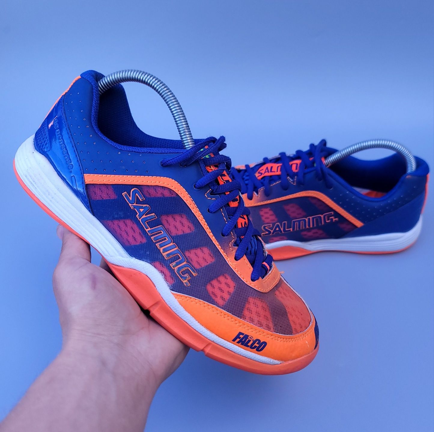 Кросівки salming falco kid blue/orange | соломон оригинал | розмір 41