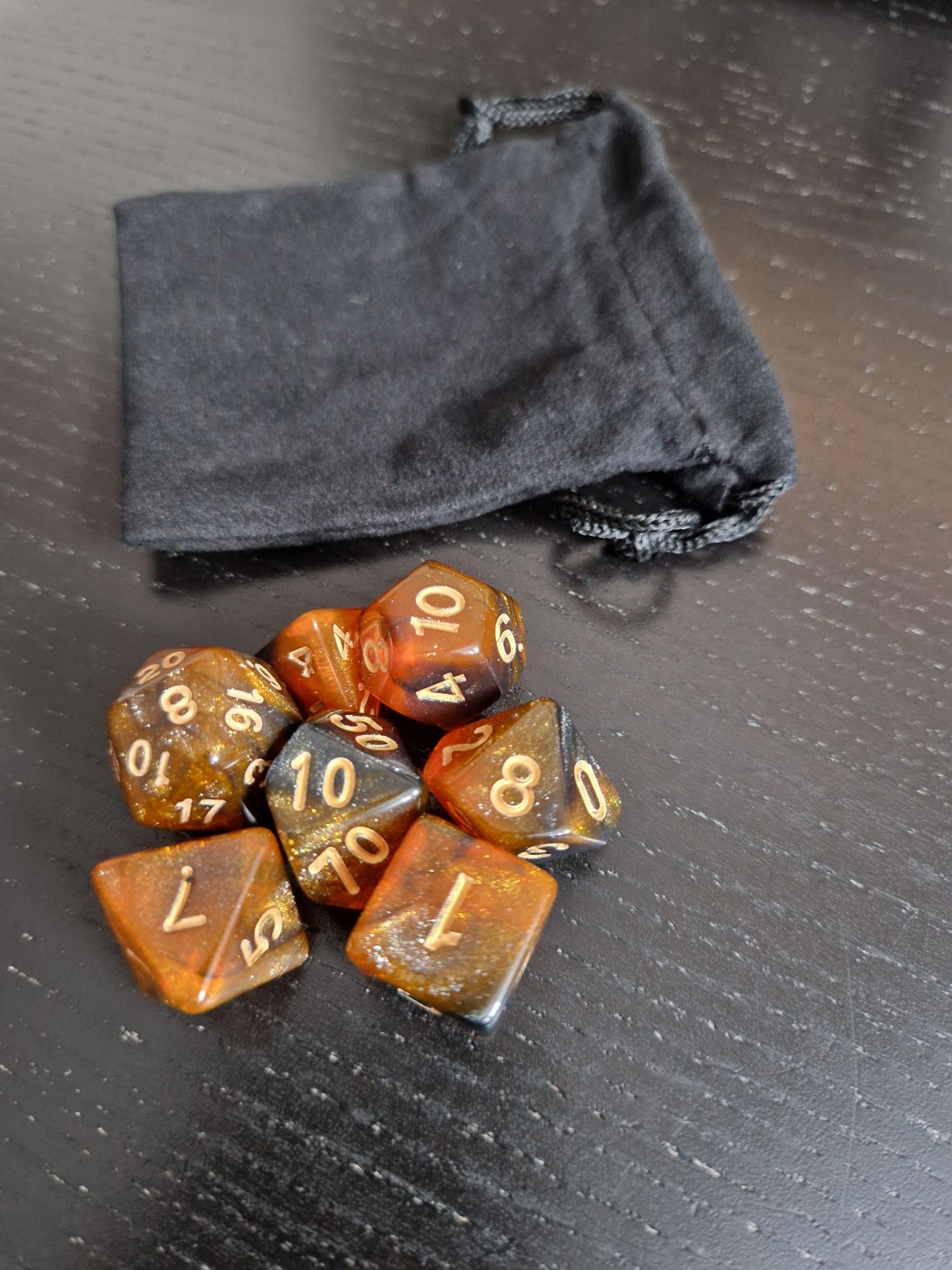 Kostki do gry RPG - 4, 6, 8, 10, 12, 20, 100