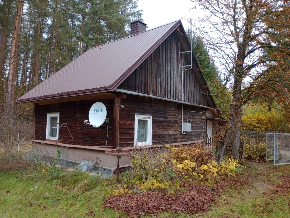 Działka z domkiem w otoczeniu przyrody