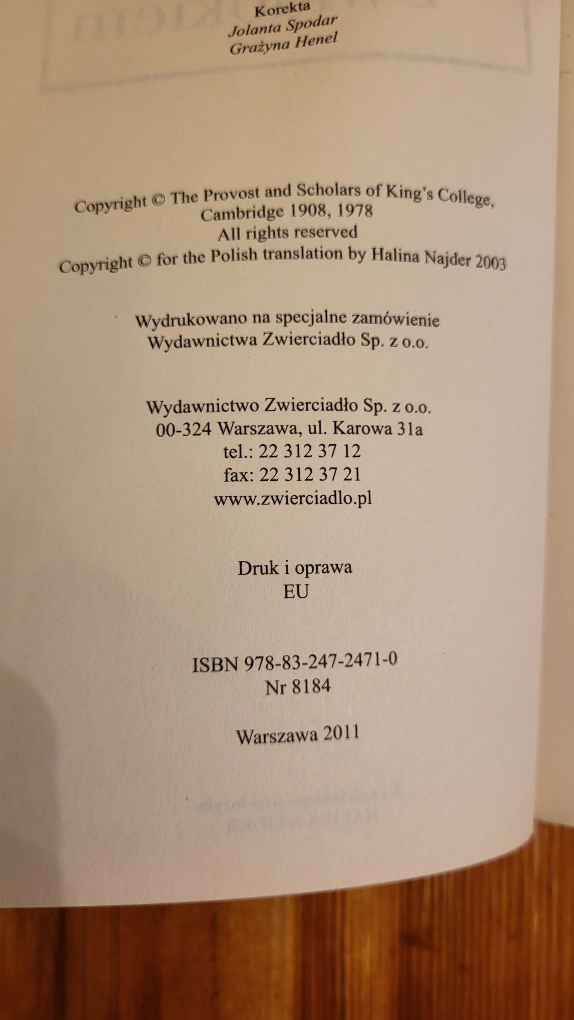 Książka "Pokój z widokiem"