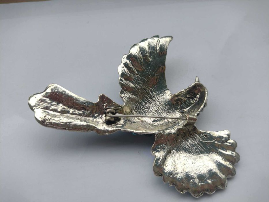 Брошь птица Феникс невероятной красоты ОГРОМНАЯ на пол ладони и другие