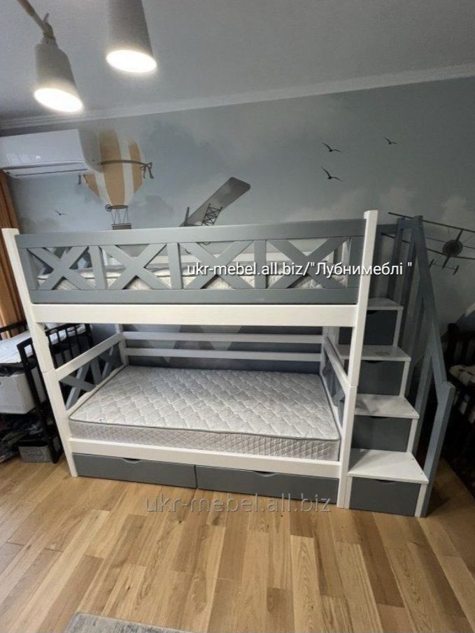 Ліжко двоповерхове "Оскар8-Люкс",кровать двухъярусная