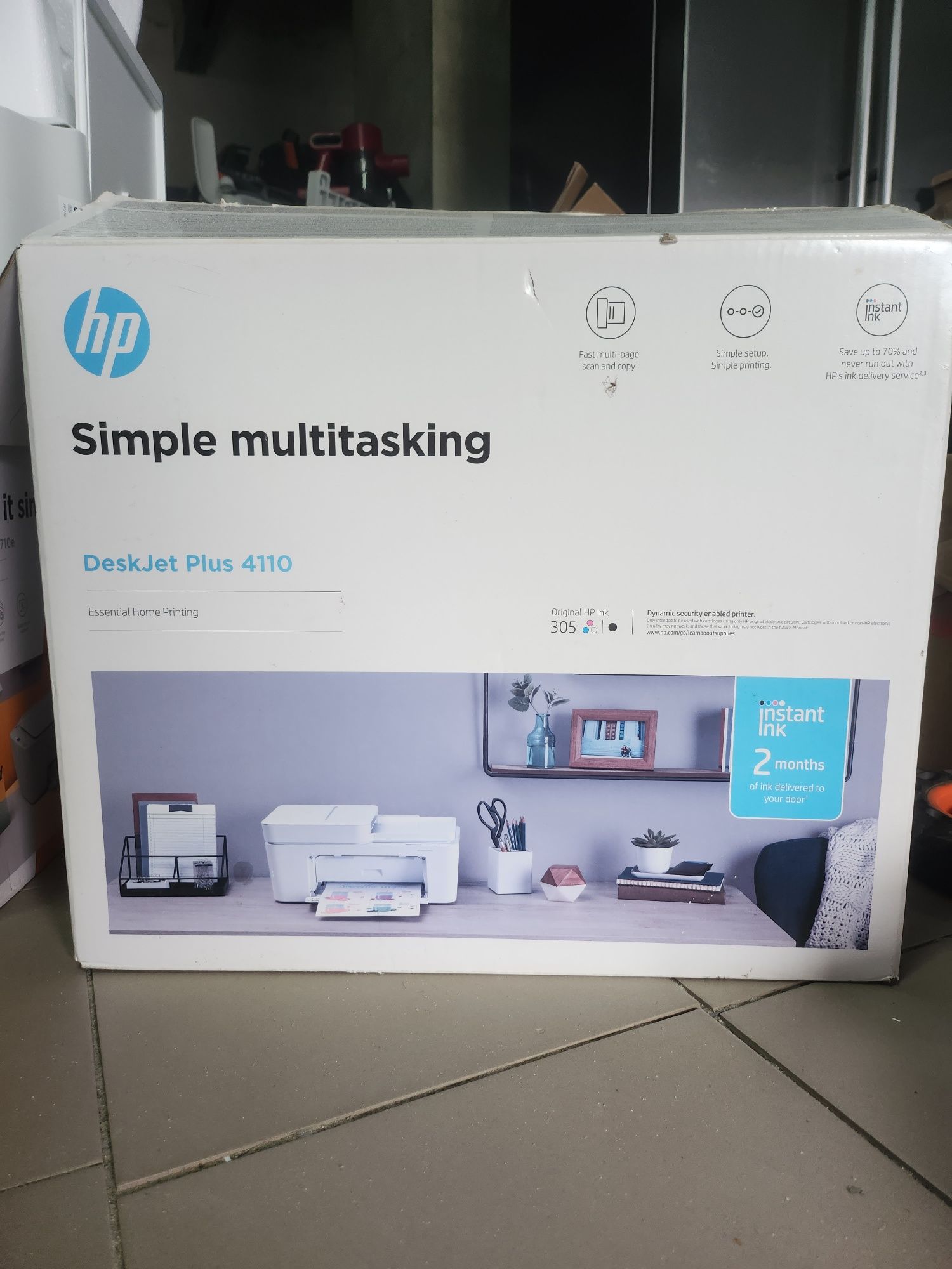 Принтер HP Deskjet Plus 4110 НЕРОБОЧИЙ