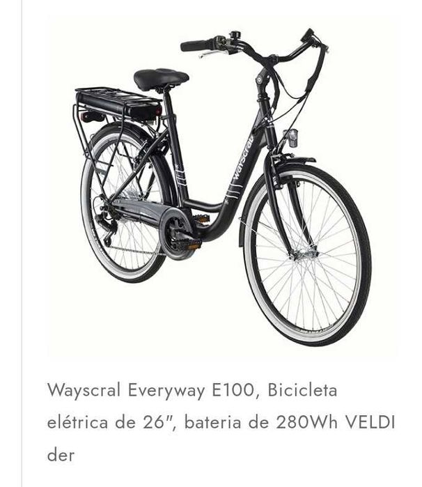 Bicicleta elétrica praticamente nova
