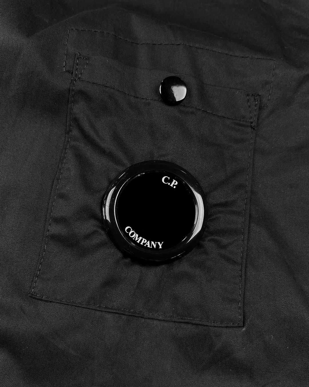 Куртка-сорочка C.P. Company Garment Dye Hooded Overshirt Black