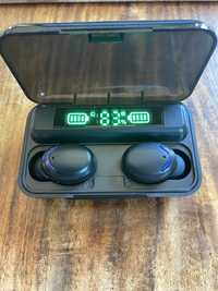 Słuchawki bezprzewodowe TWS BTH-F9-5 z power bankiem