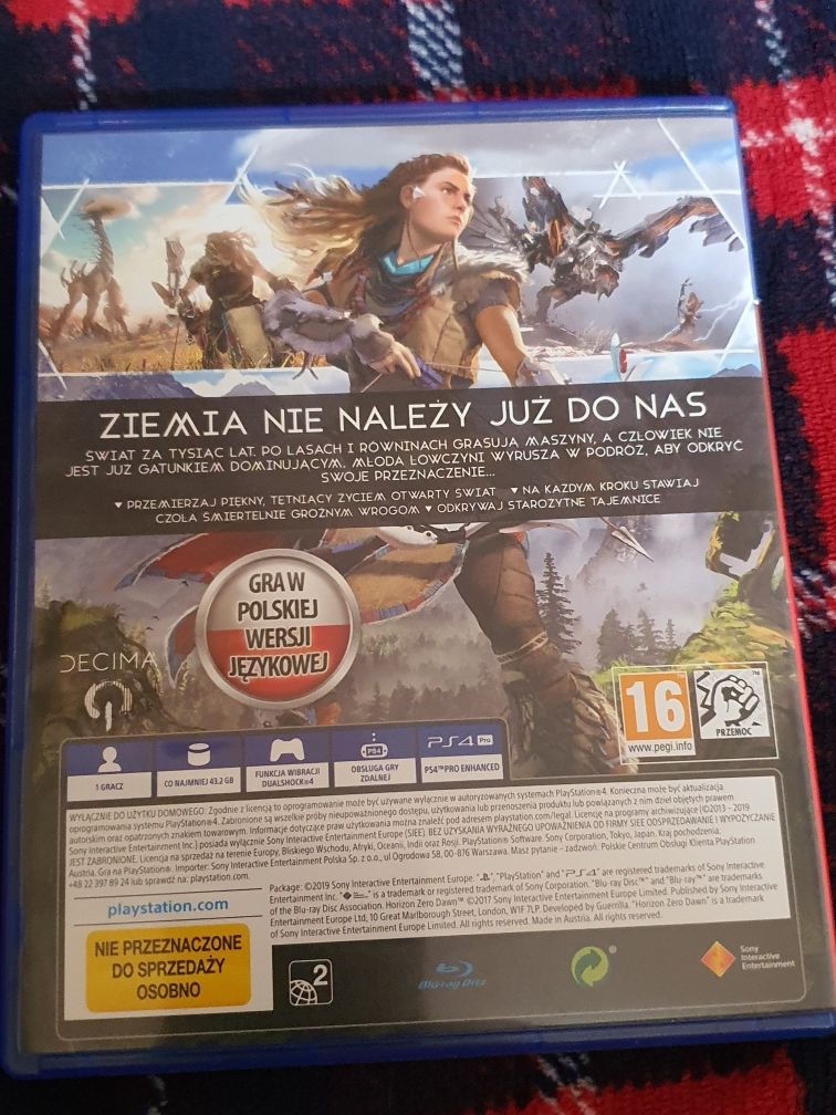 Gra na Playstation 4,5 Horizon Zero Dawn