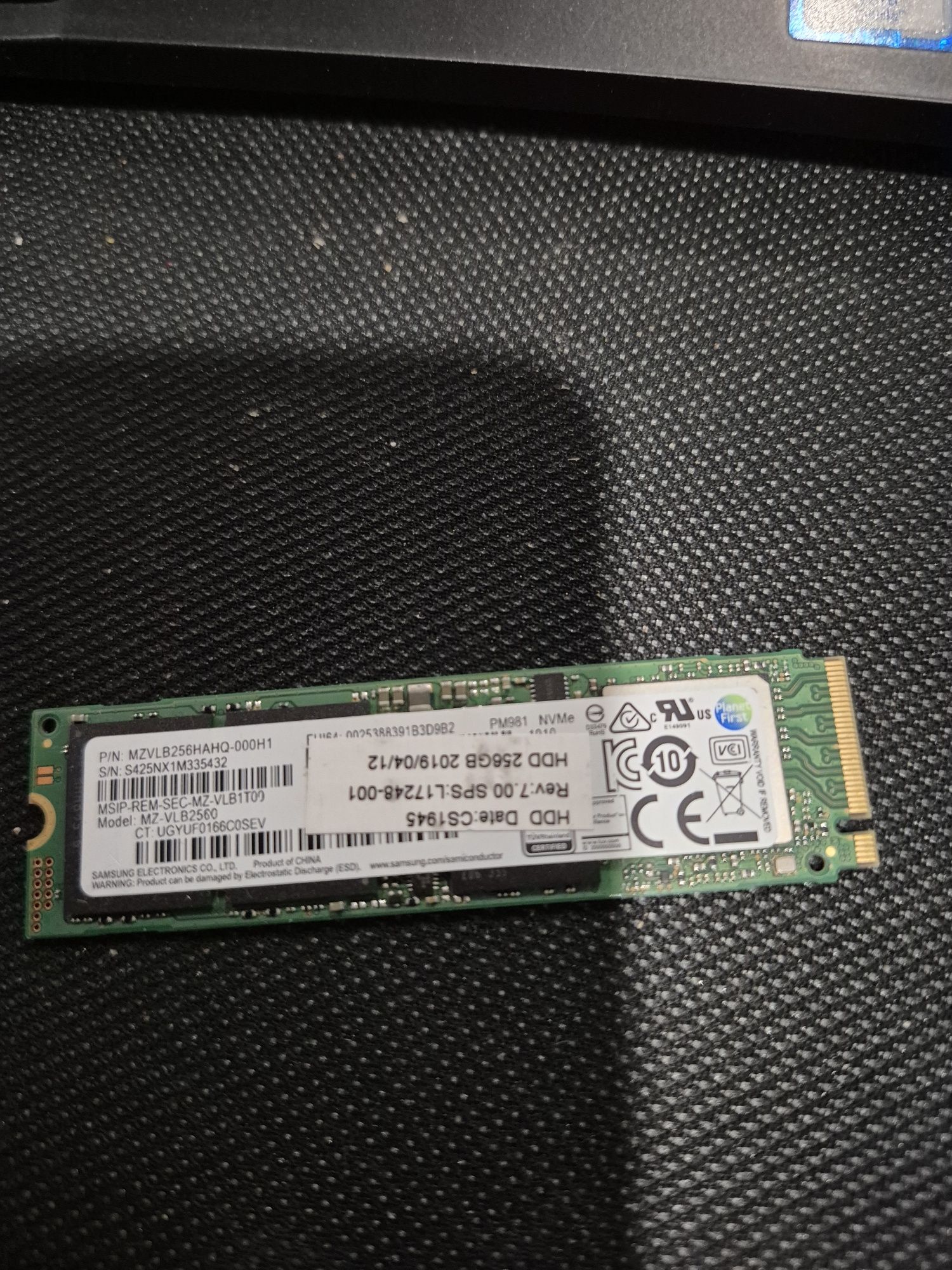 Dysk SSD M2 Nvme 256GB win. 10 Pro Samsung (20)