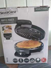 Gofrownica Silver crest 1200W wafle serduszka