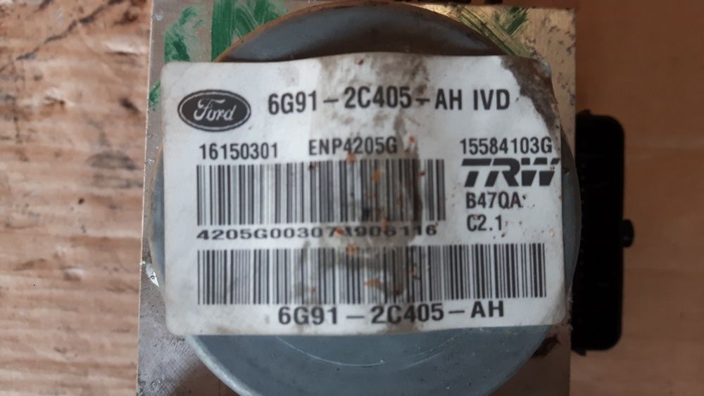 Pompa hamulcowa sterownik ABS Ford S-Max 2.0 TDCI 6G91-2C405-AH