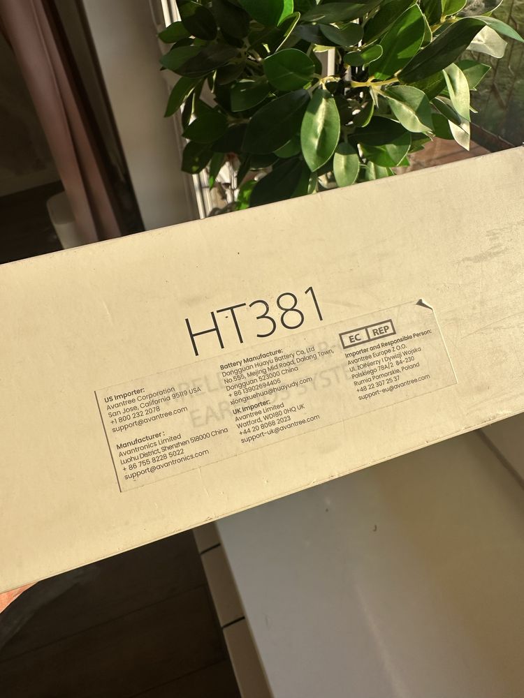 Avantree HT381 Cyfrowy bezprzewodowy zestaw słuchawkowy RF do TV