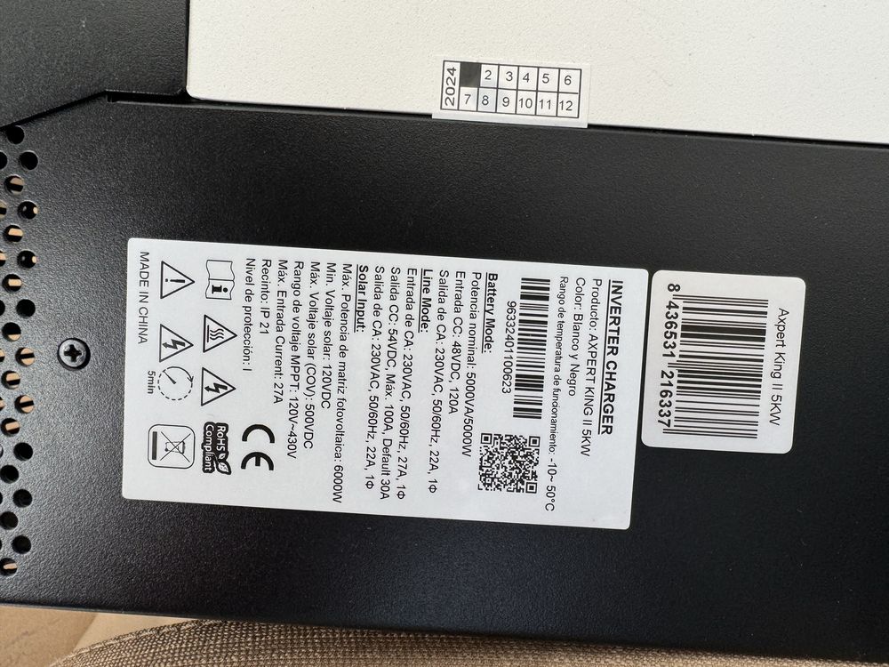 Гібридний інвертор Voltronic Axpert King II 5KW 48V Wi-Fi