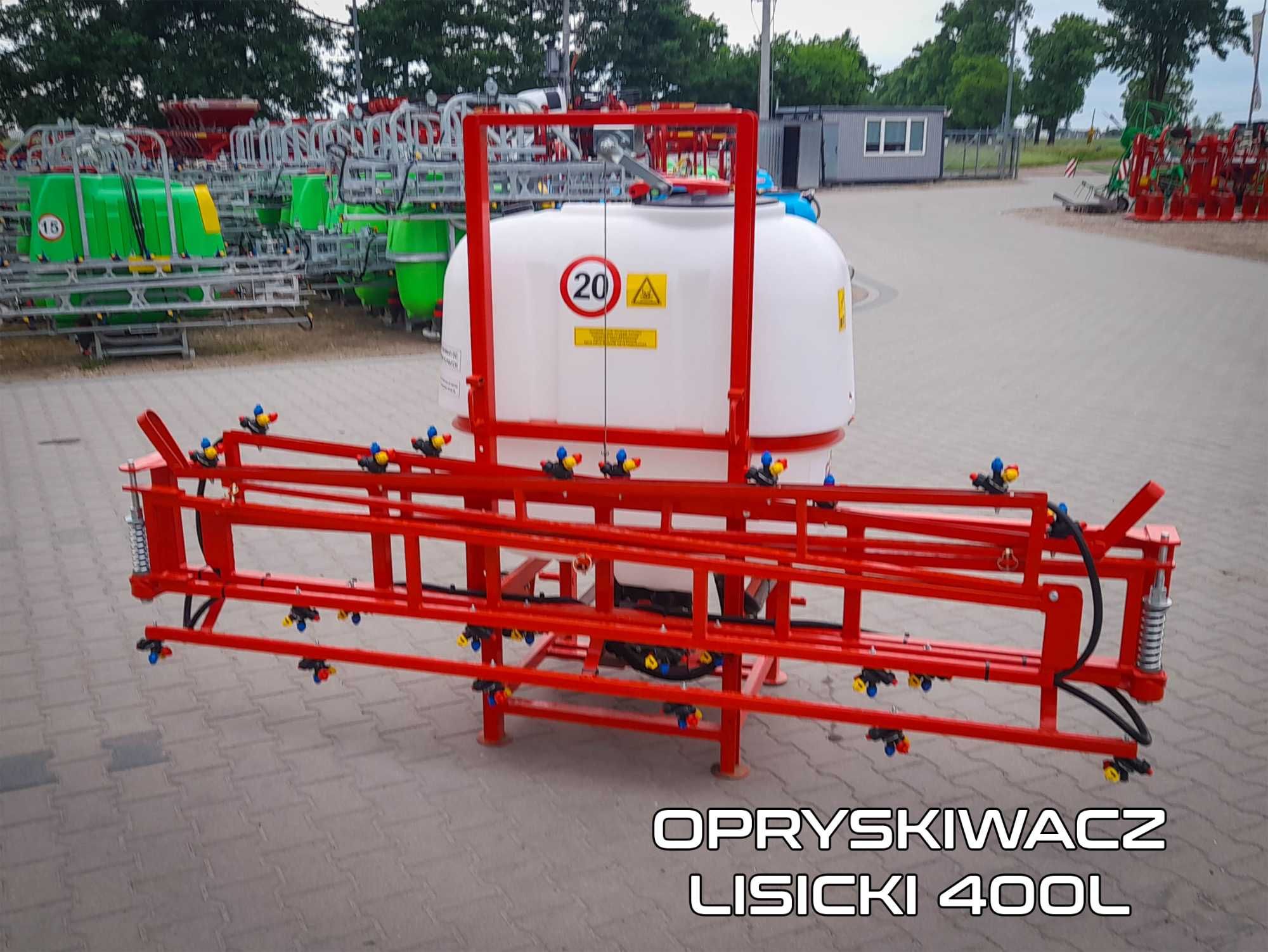 Zbiornik Opryskiwacz zawieszany zaczepiany 200L 400L 600L 800L 12m 15m