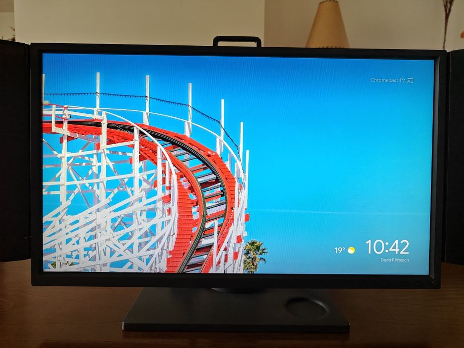 Monitor BenQ XL2546-B 24.5" 240Hz Gaming Como Novo - Kit Completo