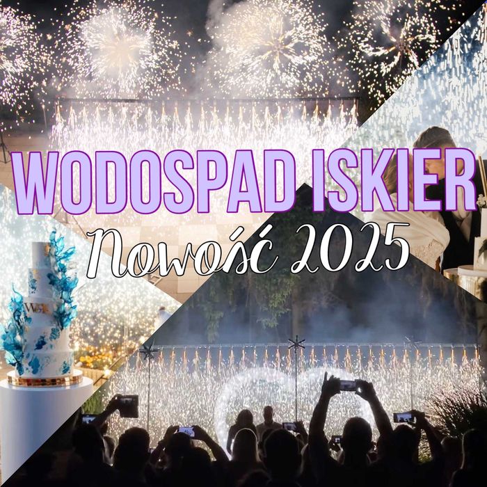 Wiatraki iskier / wodospad / kolorowe miny / ciężki dym / fotobudka