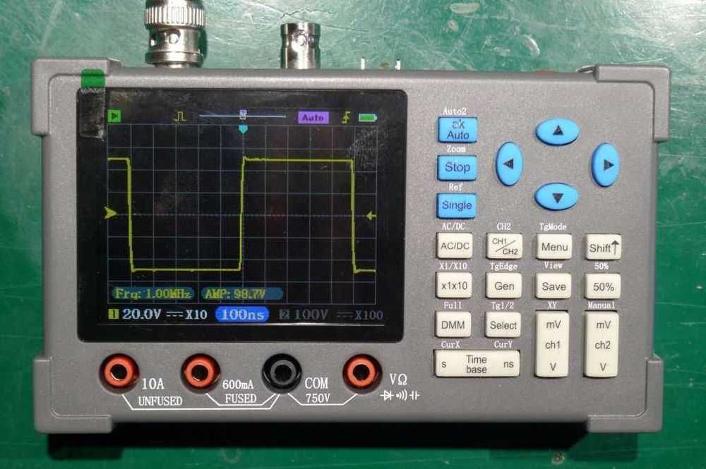 Nowy oscyloskop Zeeweii DSO3D12 120/60Mhz multimetr generator 2sondy