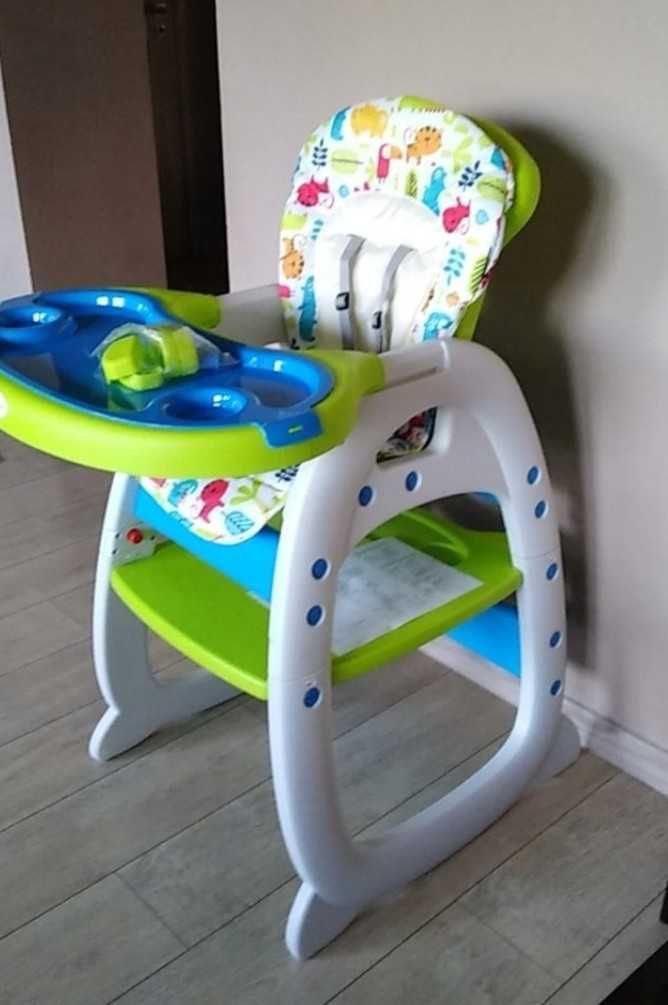 Krzeselko 7 w 1 fotelik stolik do karmienia od  6 m do lat 4