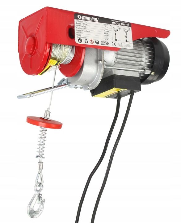 Wciągarka Wyciągarka 230v Elektryczna Linowa 300kg