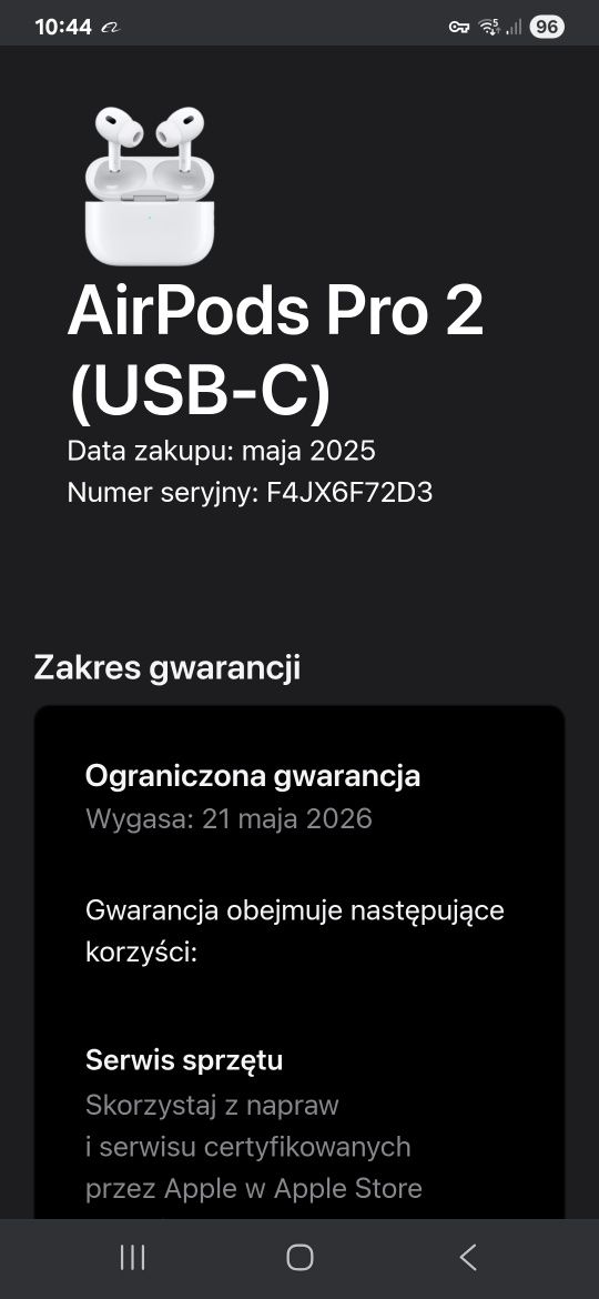 AirPods Pro 2 ANC | NOWE | Plomba | Gwarancja Apple