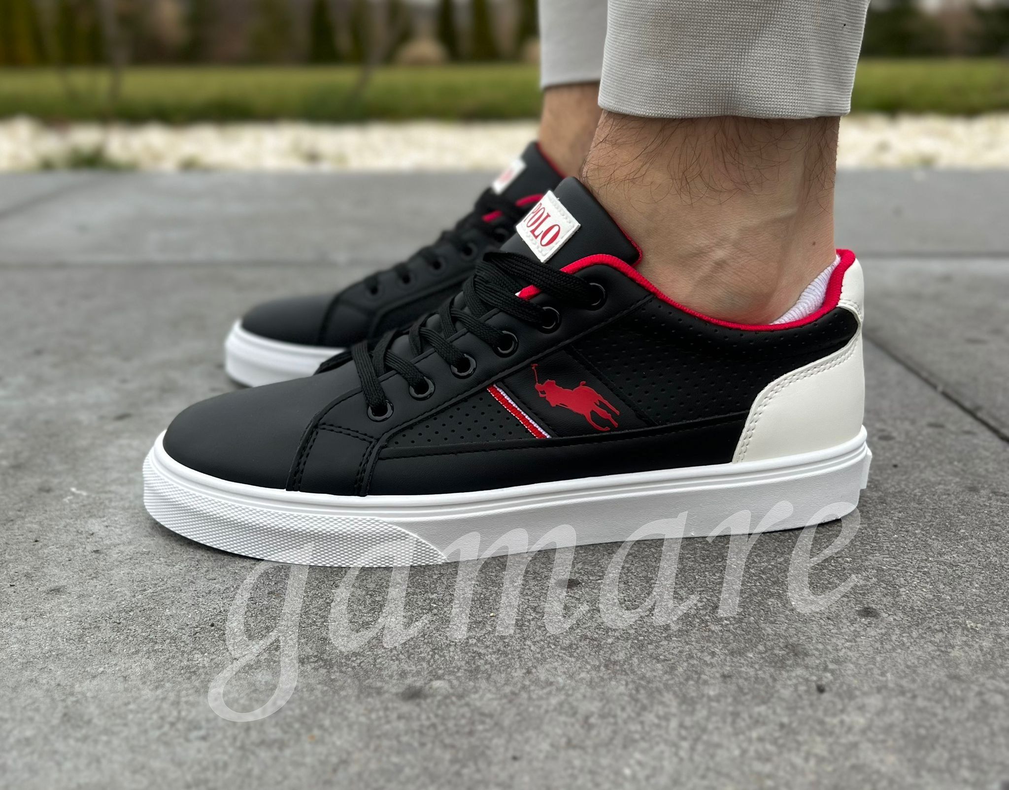 Sneakersy Polo Ralph Lauren trampki nowe modne buty skórzane 43