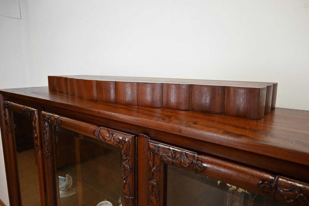 retro witryna mahoniowa około 1940 rok 102204