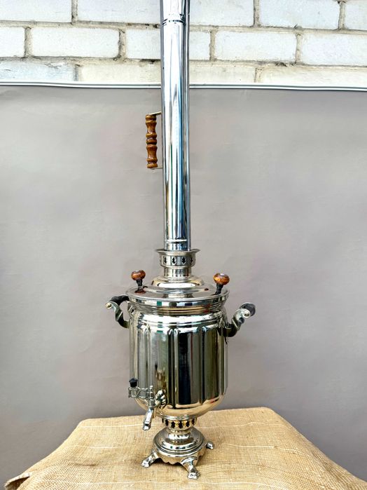 Самовар на дровах 8 литров Чайный набор