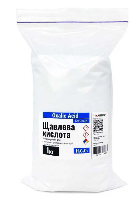 Щавелева кислота для лікування варроатозу у бджіл