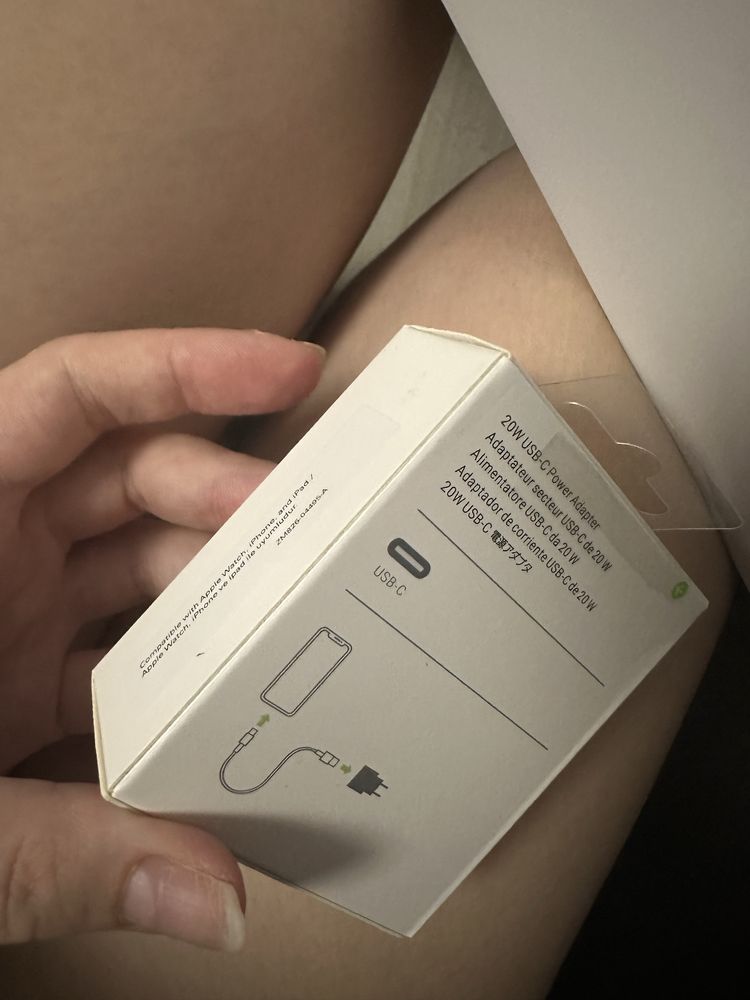 Блок живлення адаптер 20W Apple original зарядка type C
