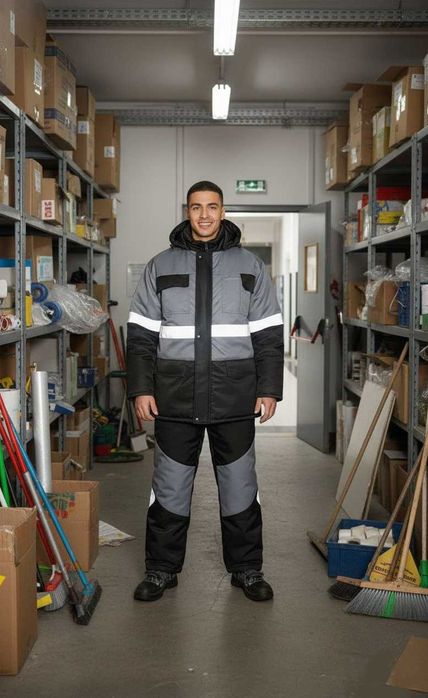 Костюм рабочий зимний спецодежда, робочій одяг, спецодяг костюм теплий