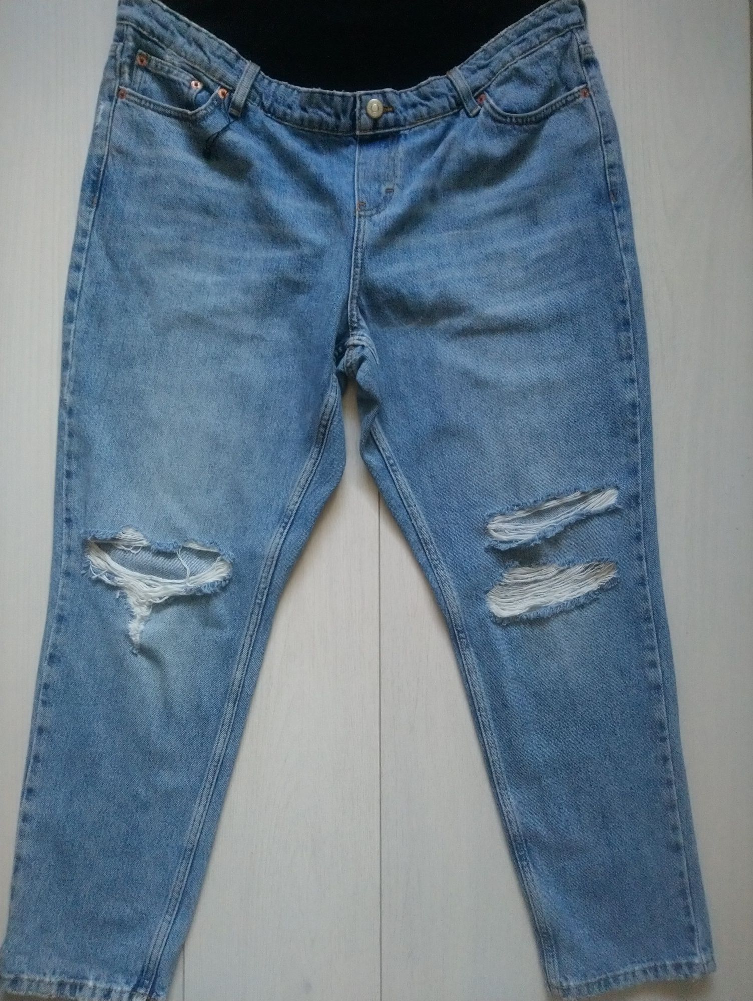 Джинси з дирками для вагітних W34, L30 Topshop