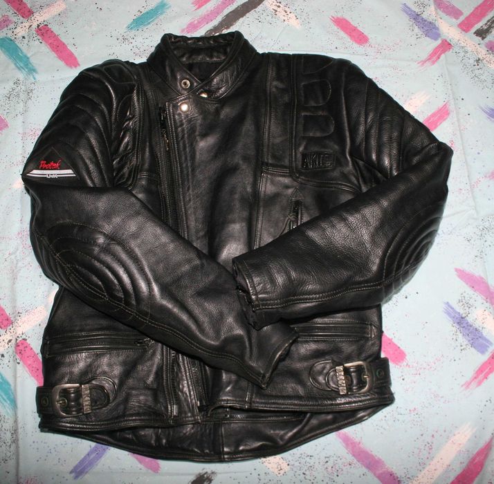 Мотокуртка із захистом шкіряна байкерська Akito Mercury Protek Plus