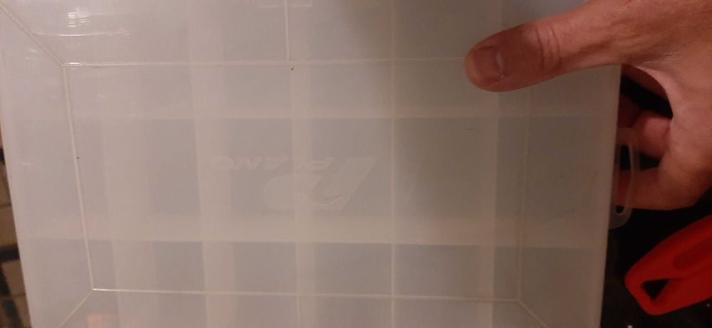 Grip para pesca mais caixa para por material acessórios.