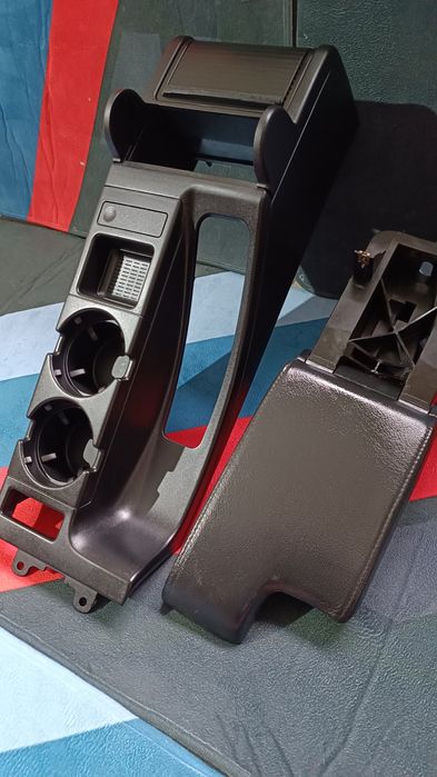 Consola central e apoio de braço com porta copos para bmw série 3 E46