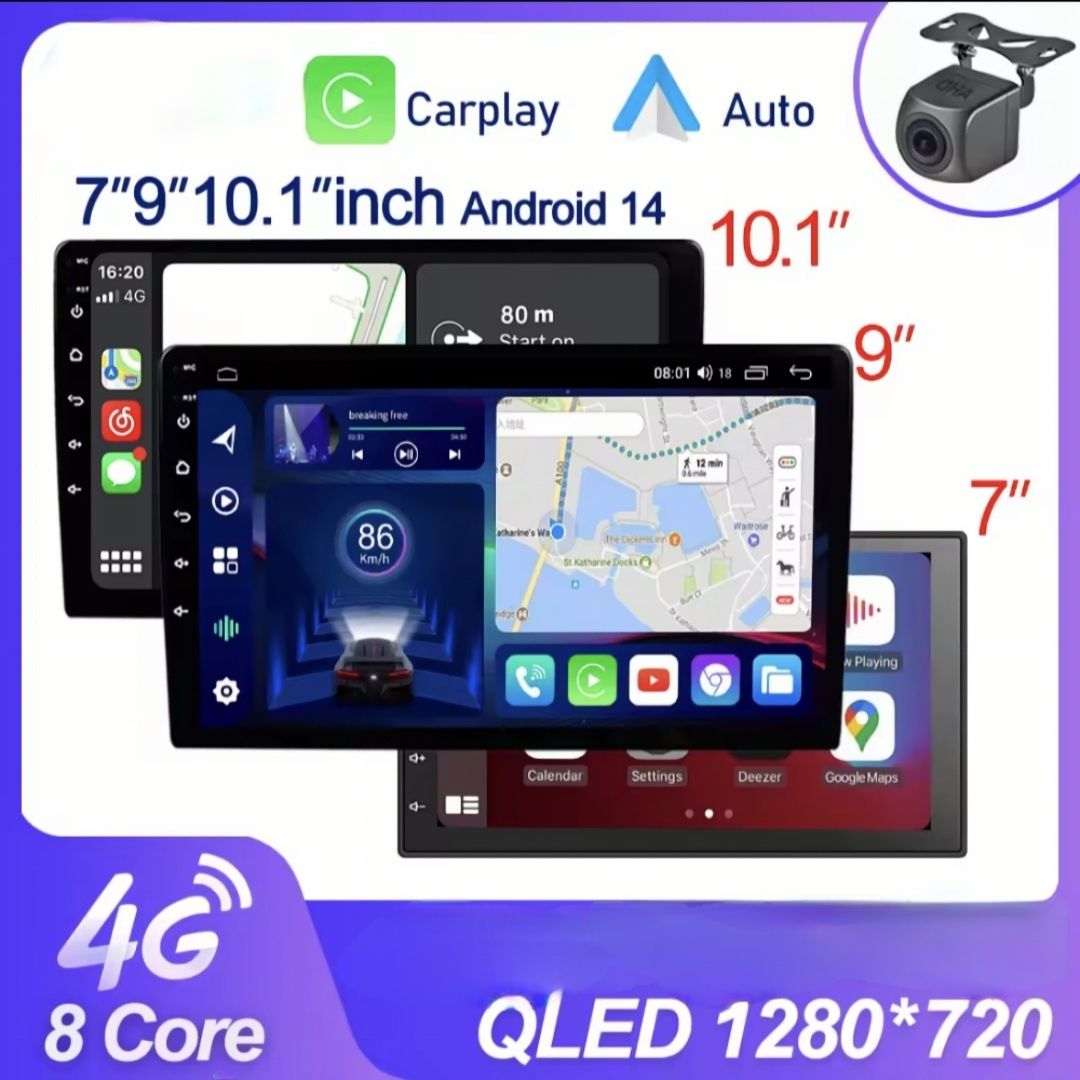 Універсальна автомагнітола 2din Android 13 2/32gb магнітофон
