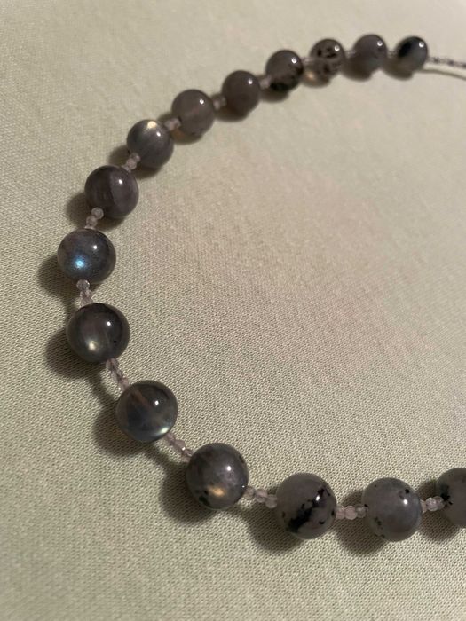 Чокер лабрадорит унісекс. Намисто. Бусы.