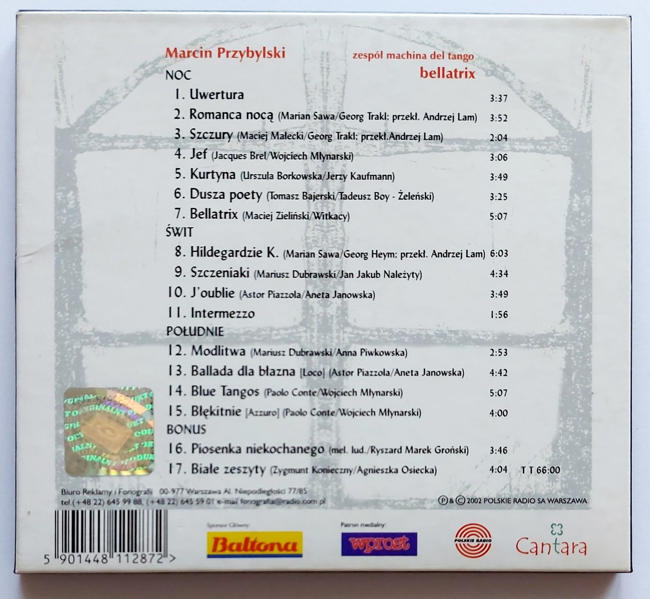 Marcin Przybylski Zespół Machina Del Tango Bellatrix 2002r