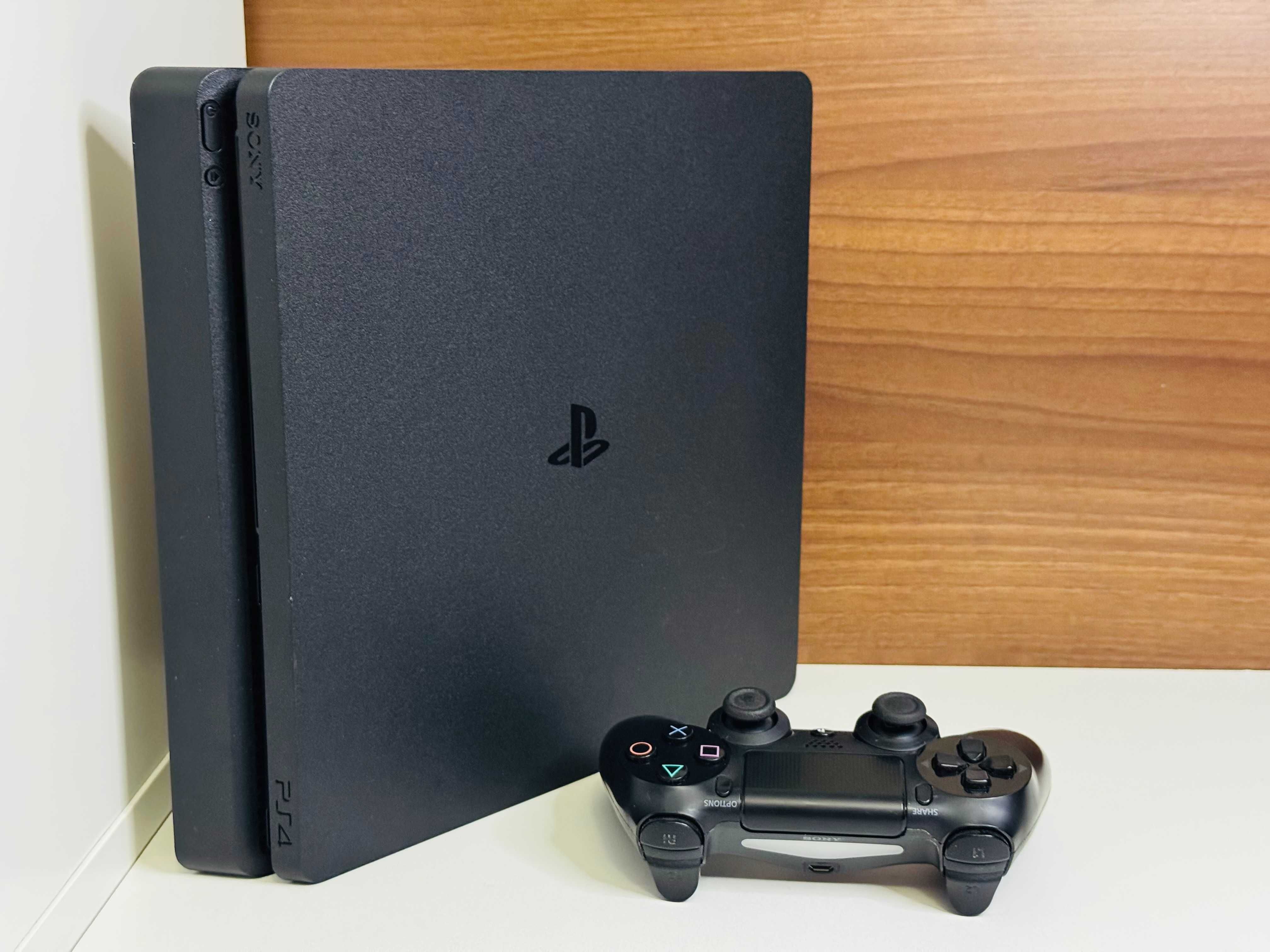 Konsola PlayStation 4 Slim PS4 Slim 500GB z Padem Super Stan