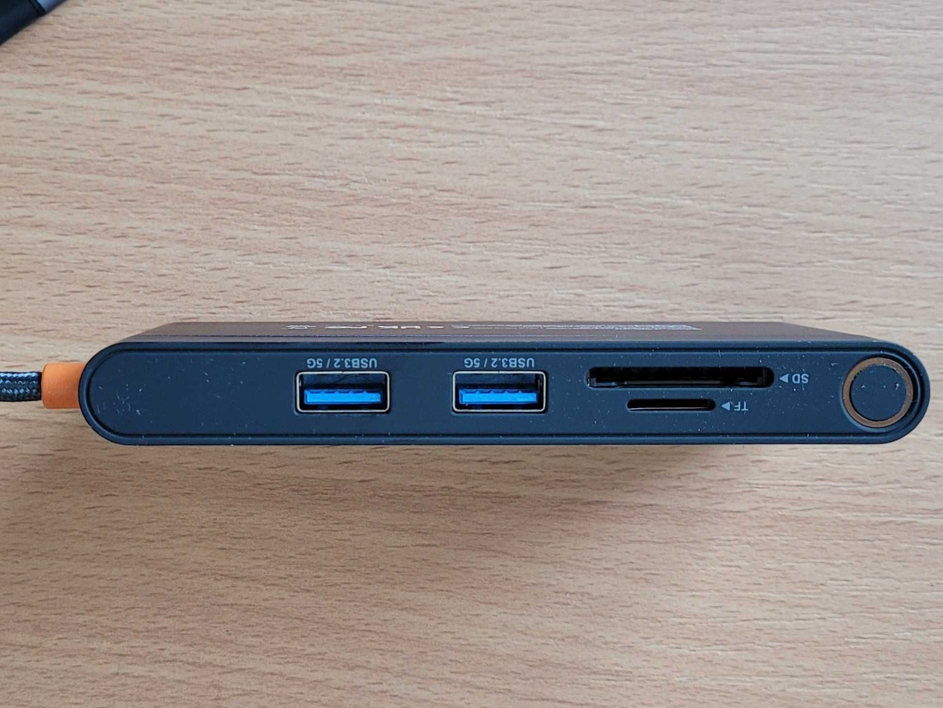 Stacja dokująca USB-C 8w1 NOVOO NHM8D-141F z 2x HDMI 4K 60Hz