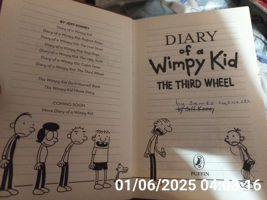 Книга английский дневник слабака diary of a wimpy kid