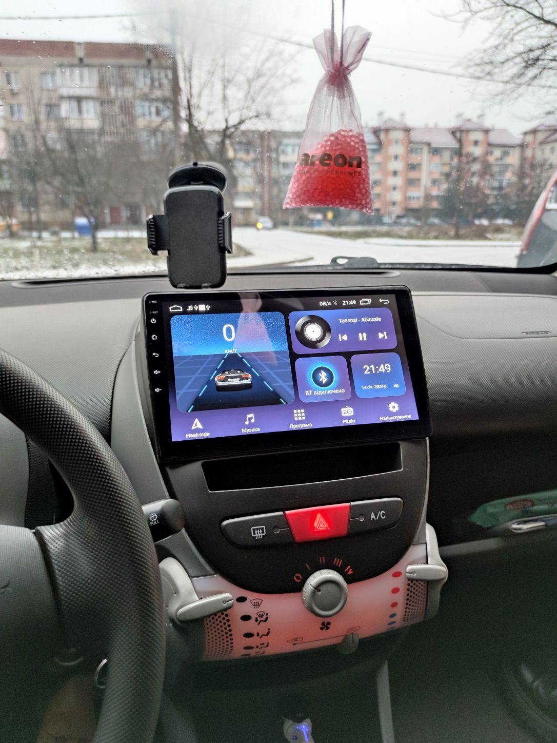 Магнітола Android IPS Display 10 Peugeot 107/Citroen c1/Toyota Aygo