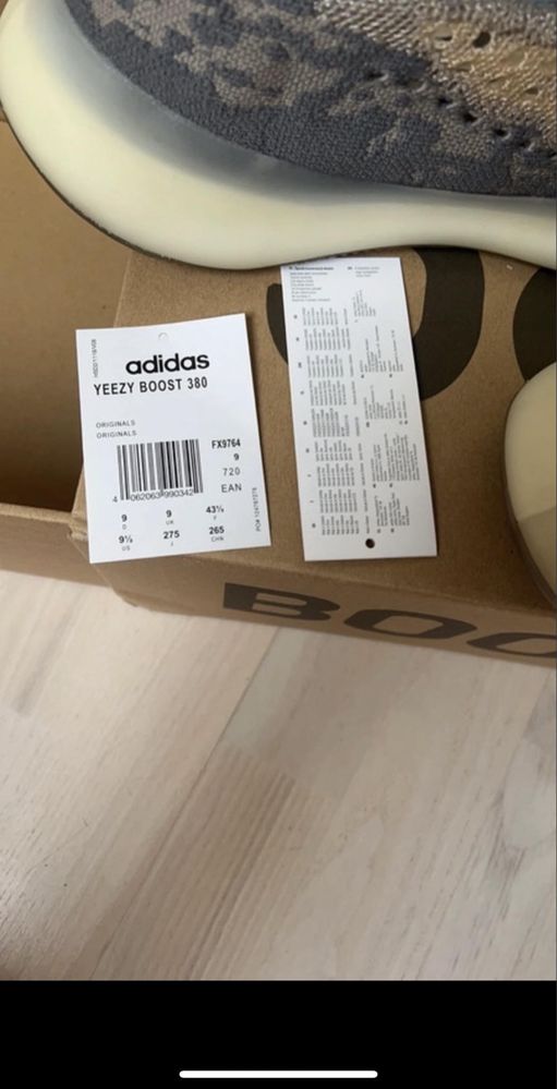 Yeezy boost 380 mist