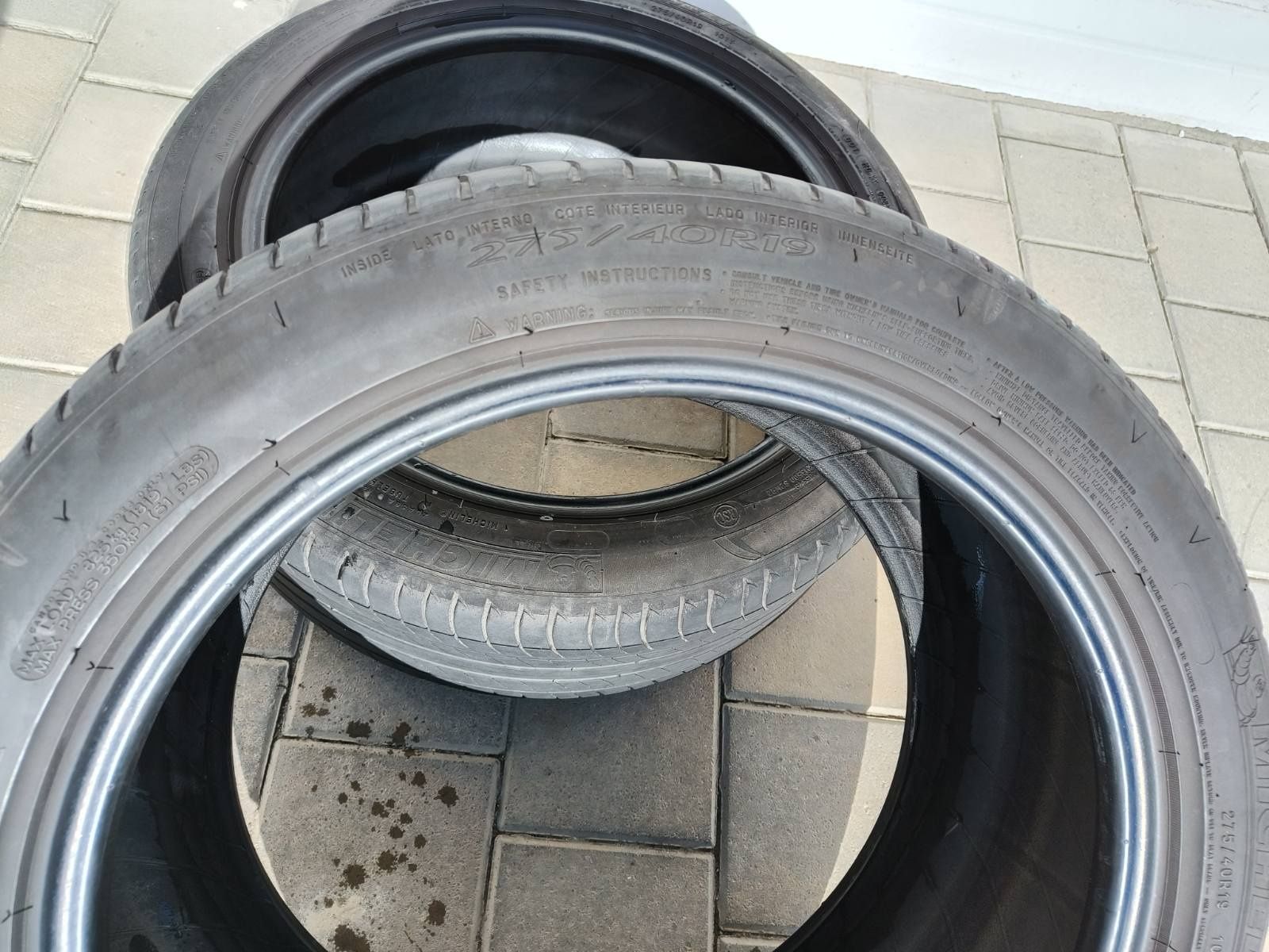 Продам автомобільні шини MICHELIN 275/40R19