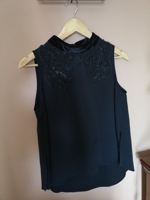 Top Zara preto tam M